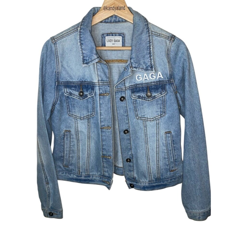 LADY GAGA Denim Jean Jacket - Joanne Tour Authentic